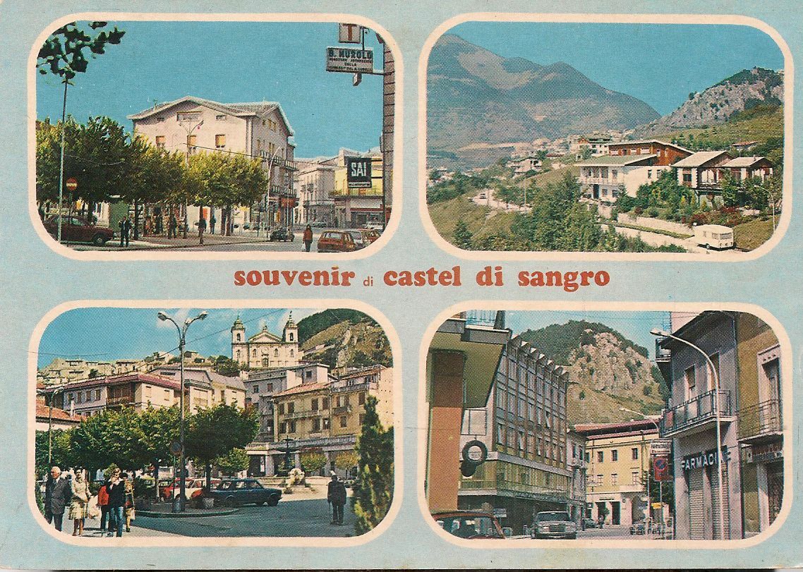 CASTEL DI SANGRO - QUATTRO VEDUTE - V1981