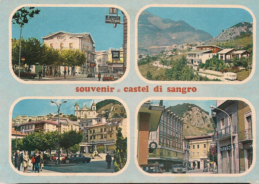 CASTEL DI SANGRO - QUATTRO VEDUTE - V1981