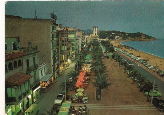 LLORETO DE MAR - ESPANA - PASEO EN EL TARDACER - V1977