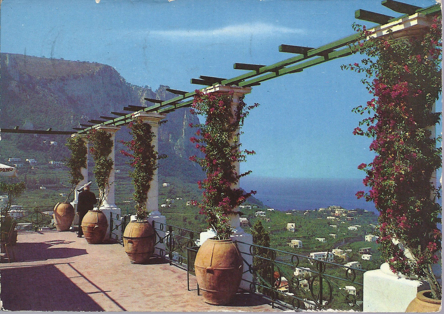 CAPRI - TERRAZZA FUNICOLARE E MONTE BARBAROSSA - V 1966 - FG