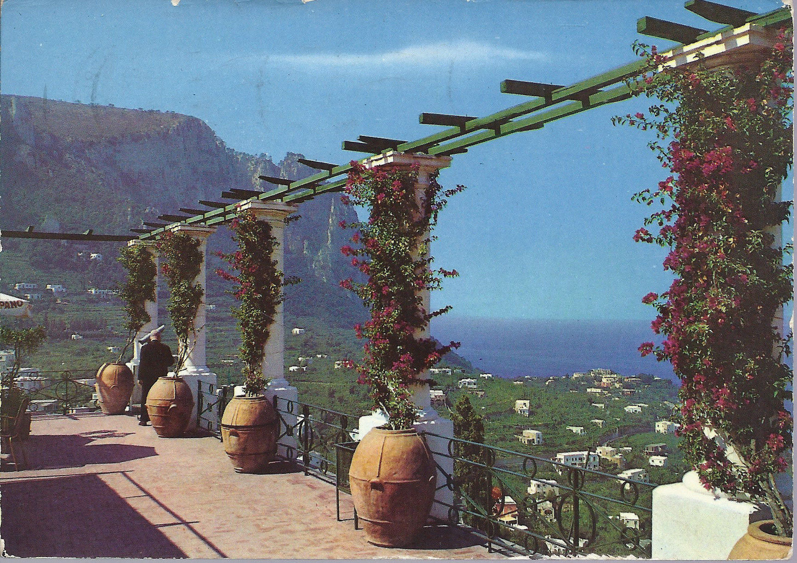 CAPRI - TERRAZZA FUNICOLARE E MONTE BARBAROSSA - V 1966 - FG