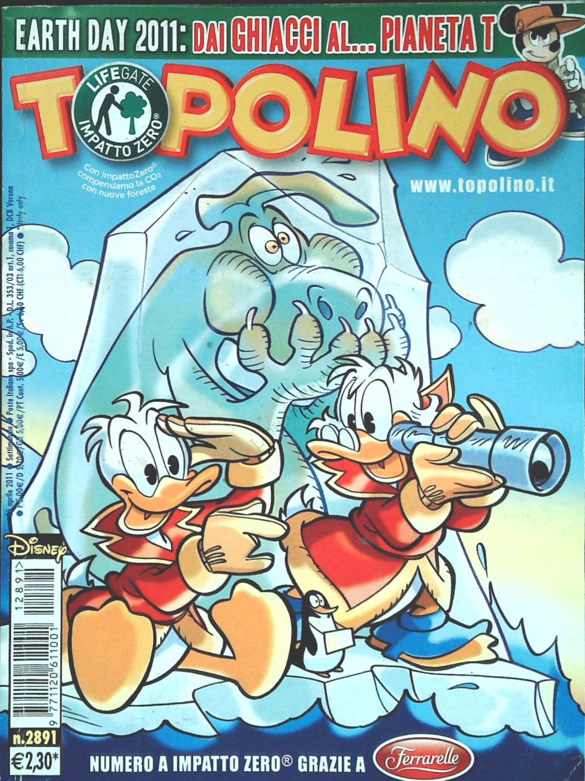 TOPOLINO N. 2891 - 26 APRILE 2011