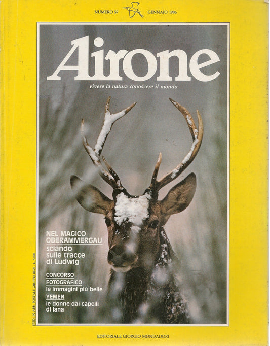 AIRONE N. 57 - GENNAIO 1986 - OBERAMMERGAU