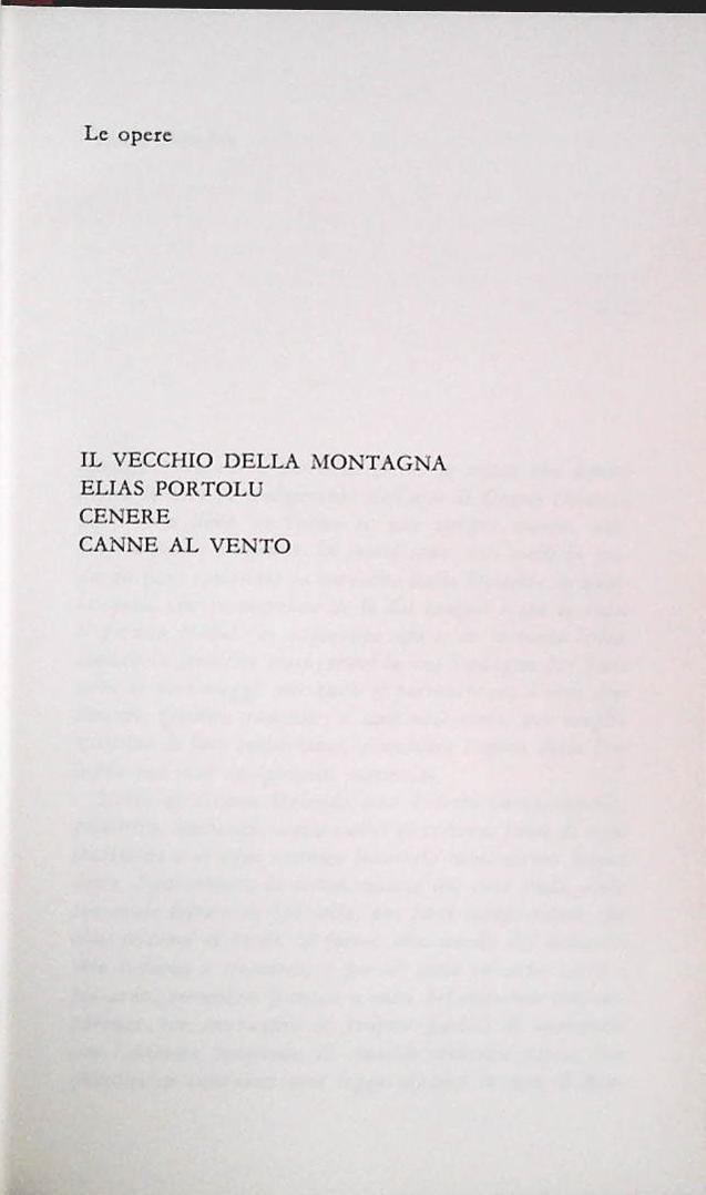 GRAZIA DELEDDA - SCRITTORI DEL MONDO I NOBEL
