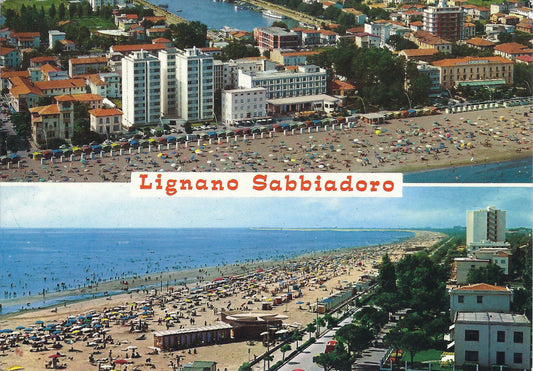 LIGNANO SABBIADORO - 2 VEDUTE AEREE - V1971