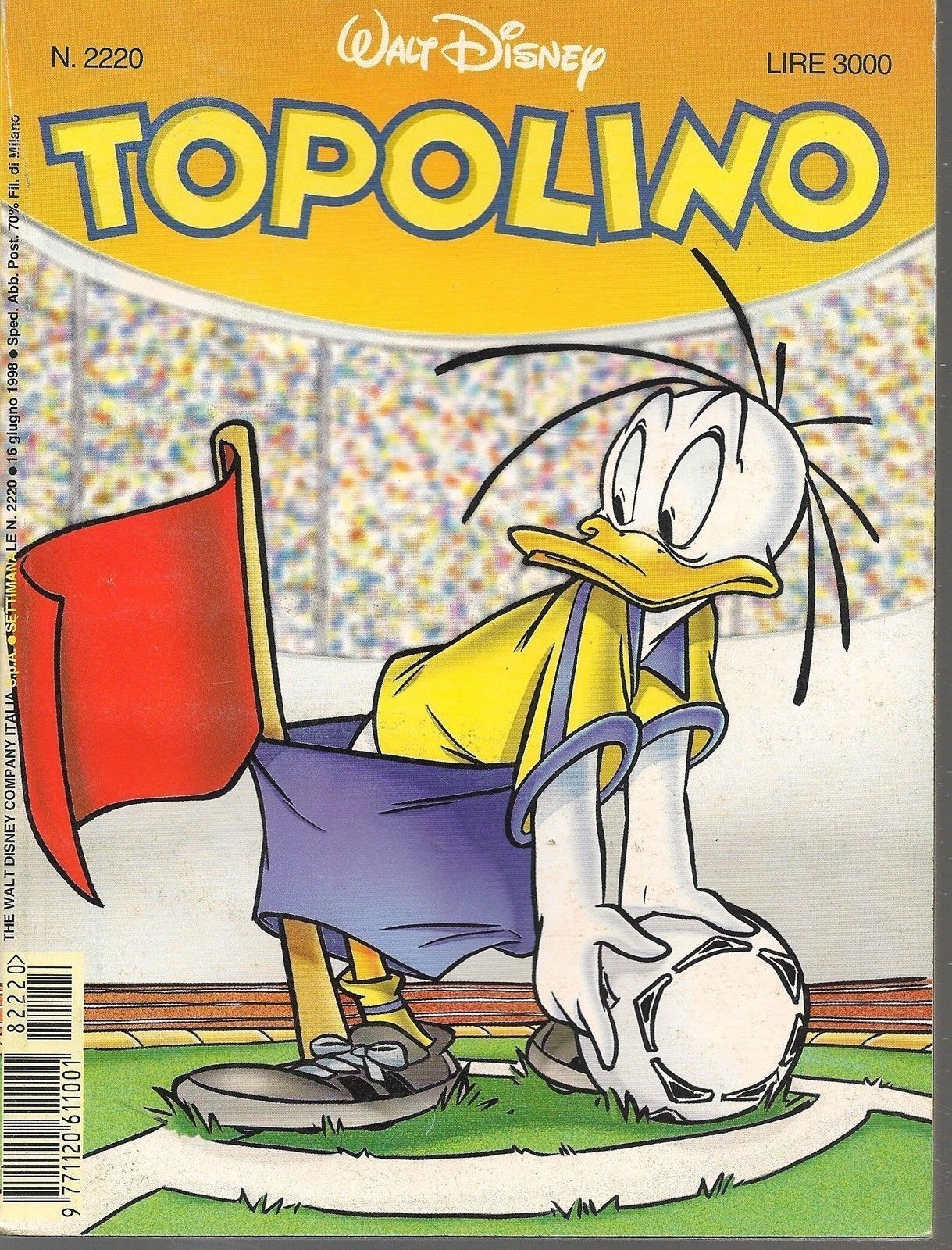 TOPOLINO N° 2220 - 16 GIUGNO 1998