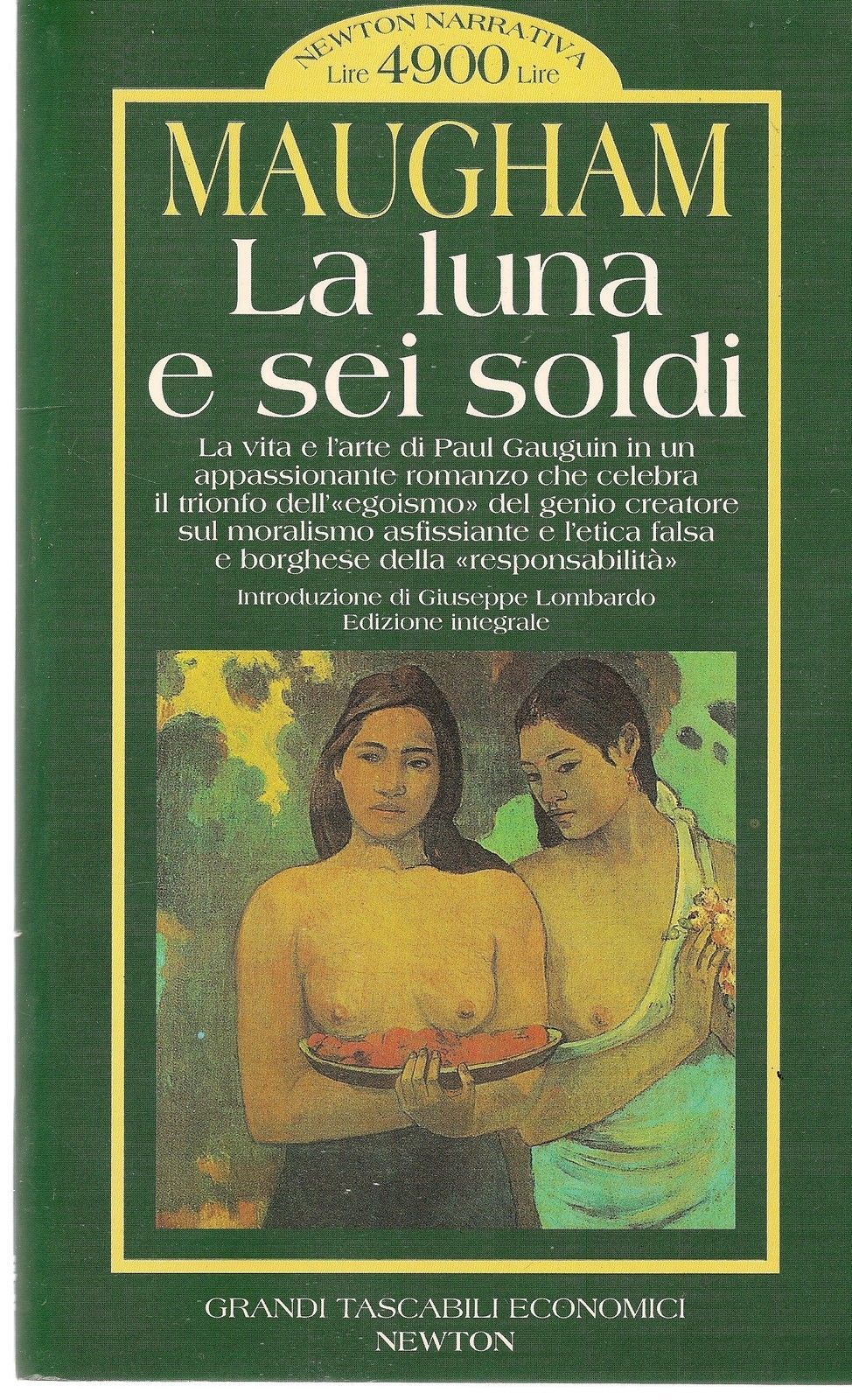 LA LUNA E SEI SOLDI - WILLIAM SOMERSET MAUGHAM