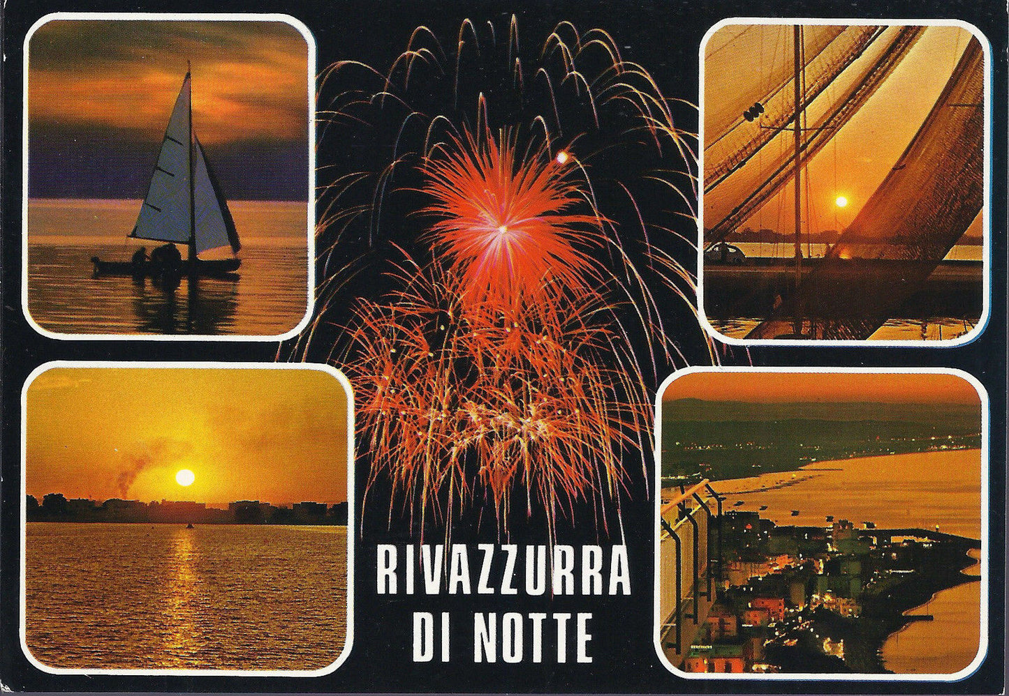 RIVAZZURRA - DI NOTTE - 4 VEDUTE - NV