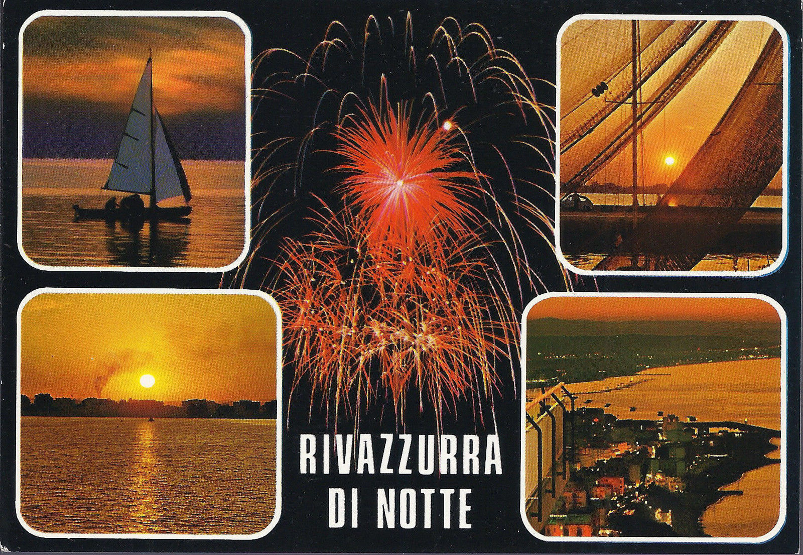 RIVAZZURRA - DI NOTTE - 4 VEDUTE - NV
