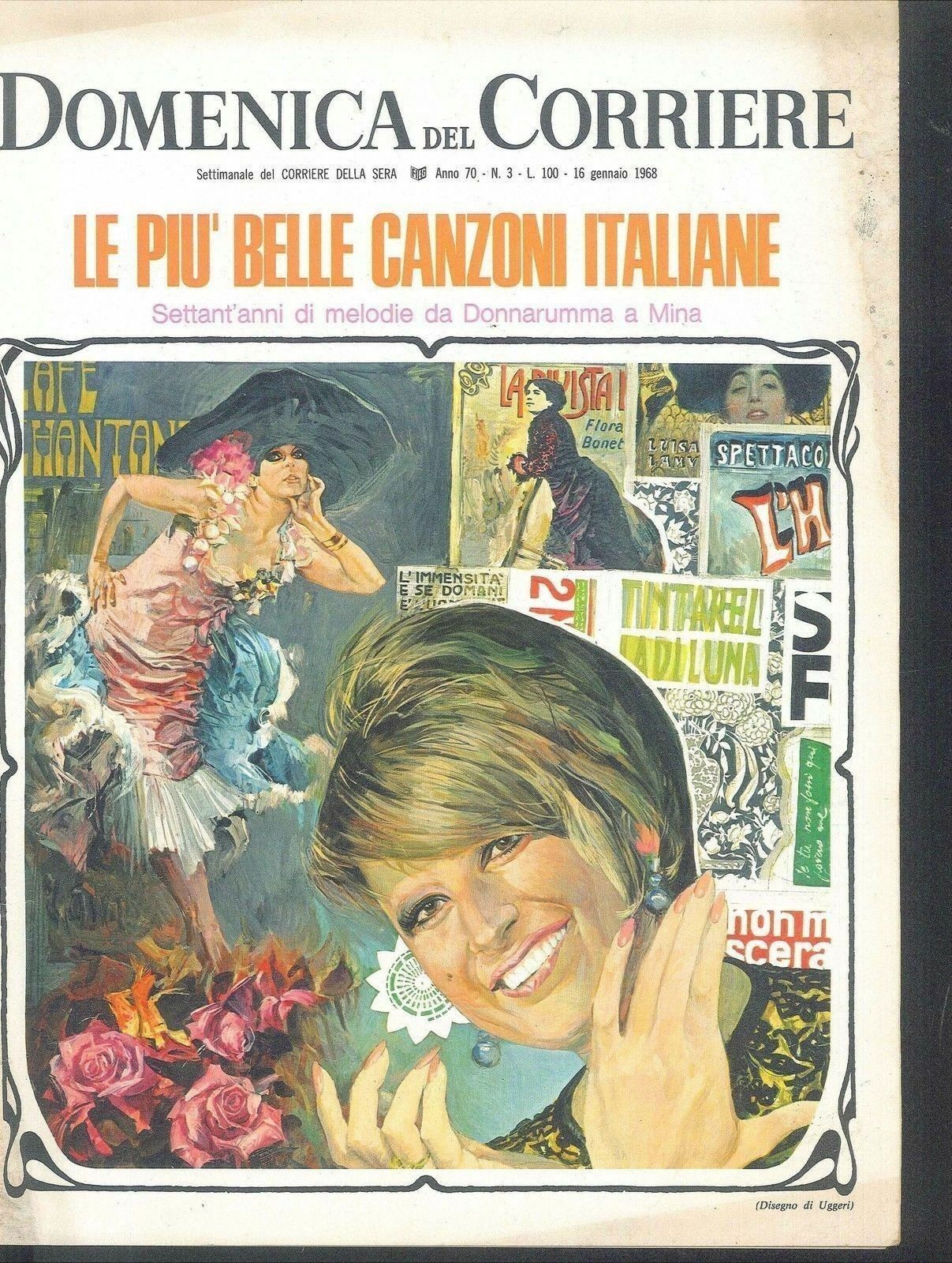 DOMENICA DEL CORRIERE N 3 - 16 GENNAIO 1968