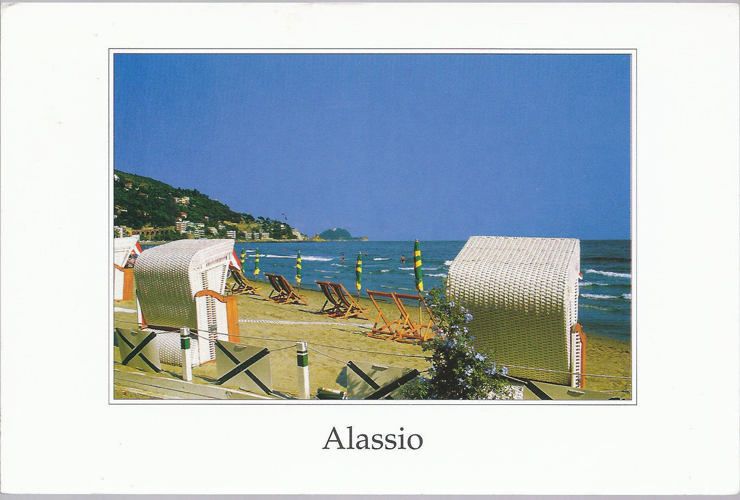 ALASSIO - VEDUTA DELLA SPIAGGIA - V 2003