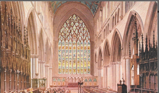 CARLISLE - CATHEDRAL - CHOIR & EAST WINDOW - V/T
