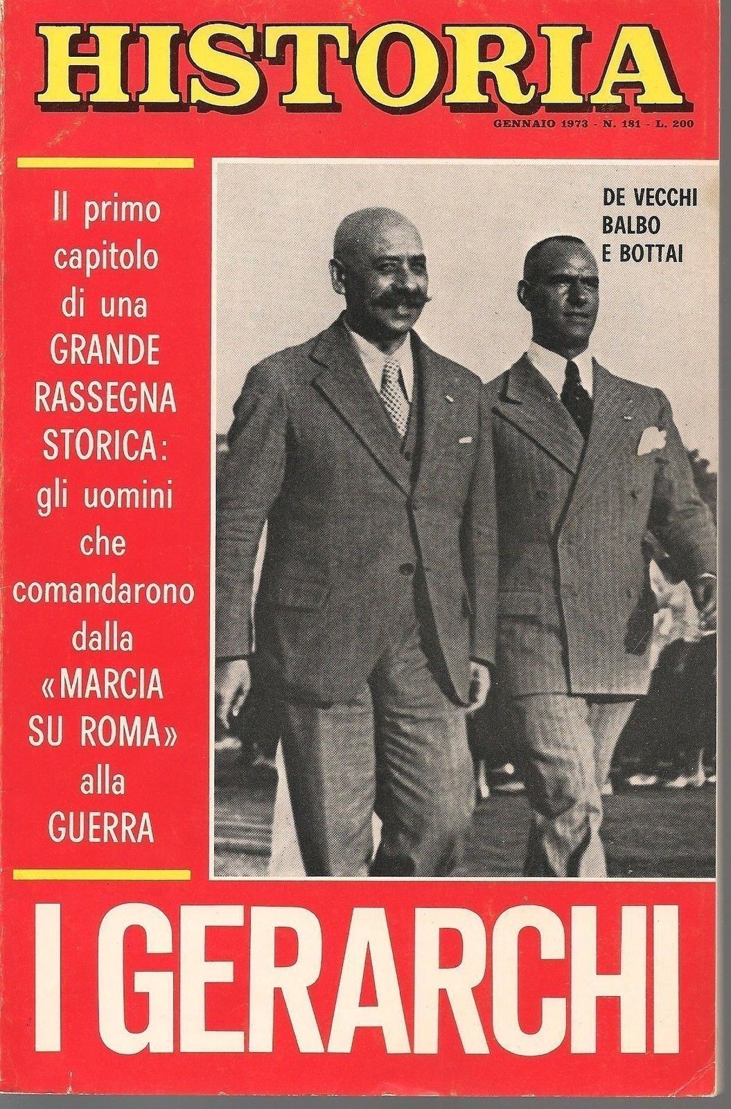 HISTORIA N 181 - GENNAIO 1973