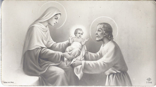 LA SACRA FAMIGLIA - Ricordo VOTI MONACALI - 1935 - AS011-085