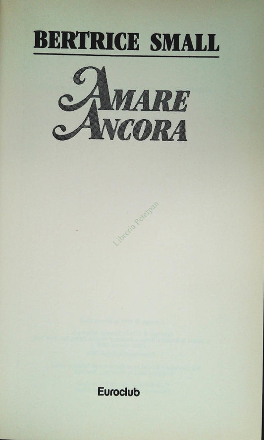 AMARE ANCORA - BATRICE SMALL - EUROCLUB 1996