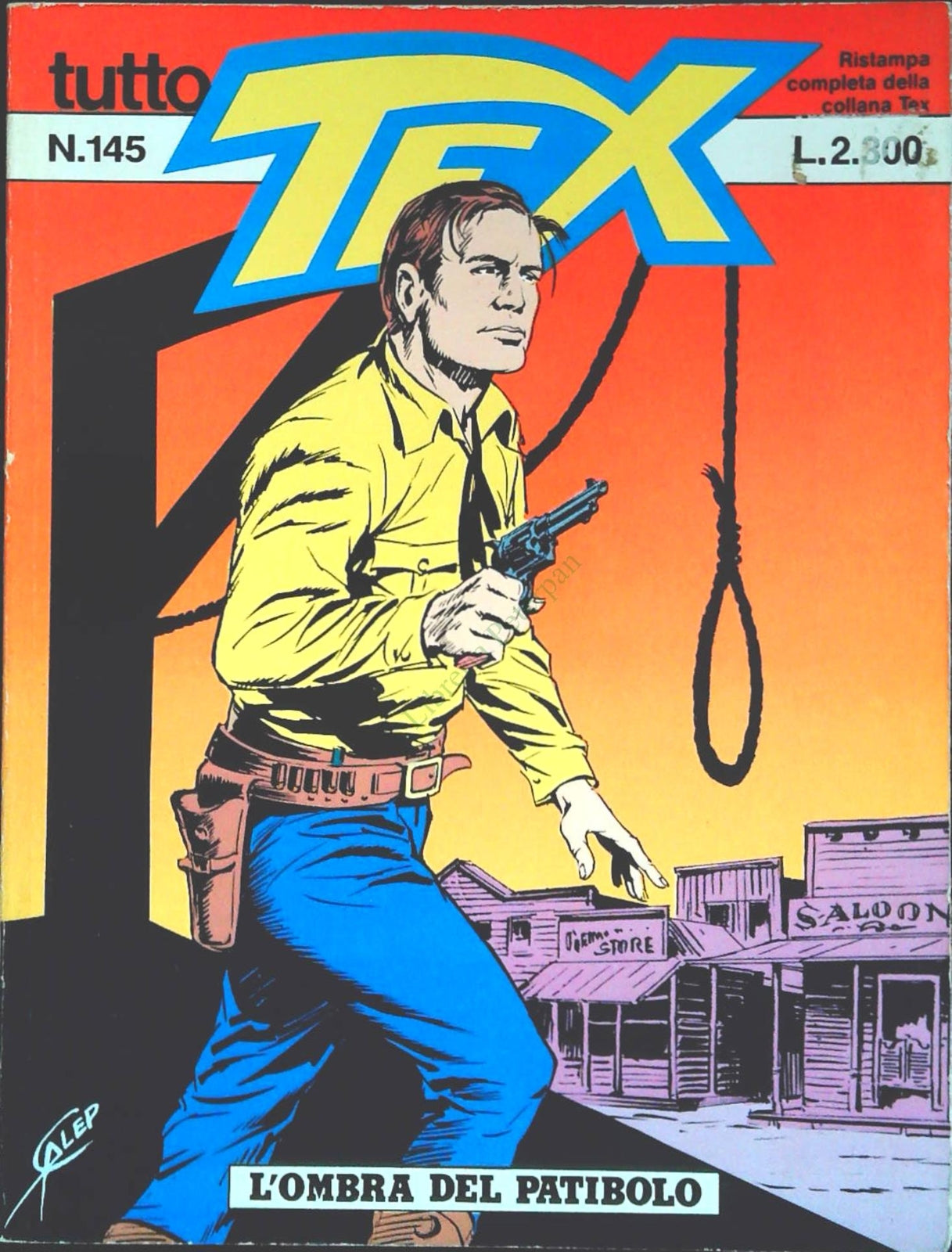 TUTTO TEX N. 145 - L'OMBRA DEL PATIBOLO - OUTLET DEL LIBRO