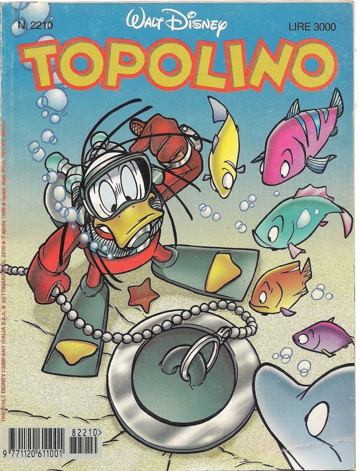 TOPOLINO N° 2210 - 7 APRILE 1998