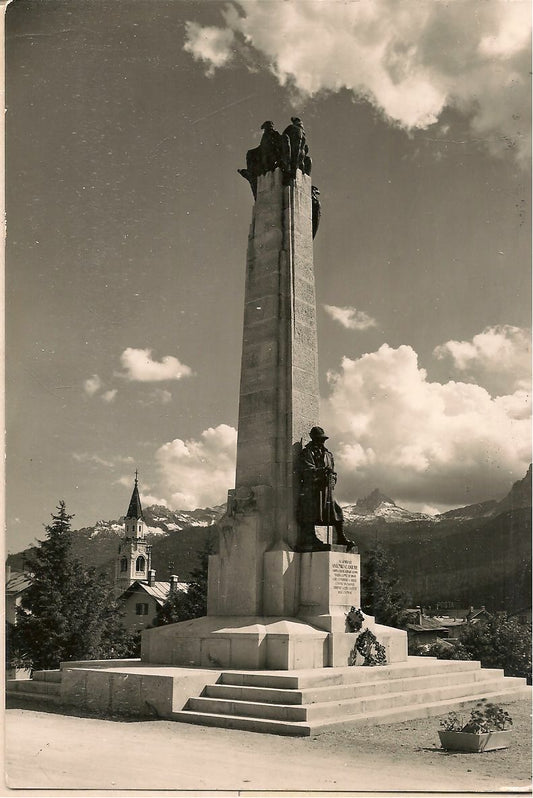 CORTINA - MONUMENTO AL GEN. CANTORE -V1950