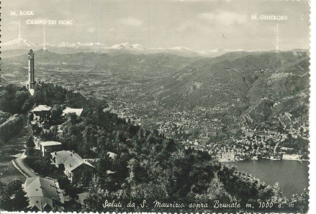 SAN MAURIZIO SOPRA BRUNATE - PANORAMA - V1956