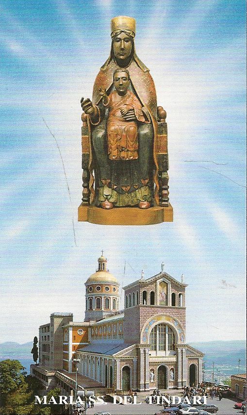 MARIA SS. DEL TINDARI - HOLY CARD