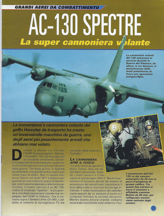 AC-130 SPECTRE - GRANDI AEREI DA COMBATTIMENTO