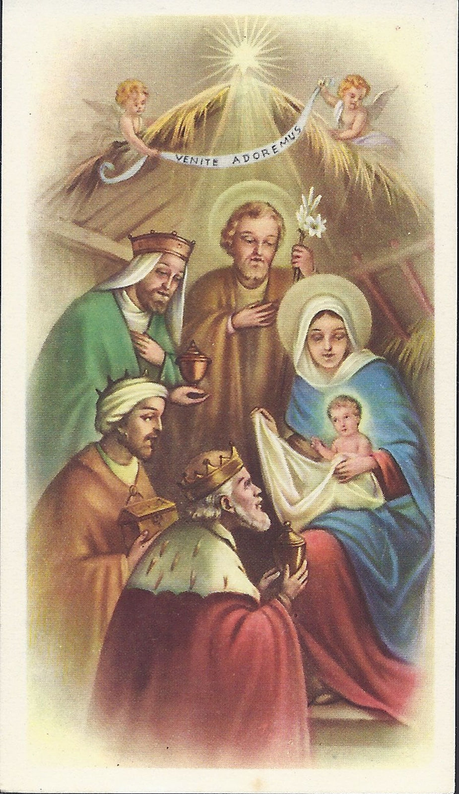 NATIVITA'  L'ADORAZIONE DEI RE MAGI - SANTINO - AS