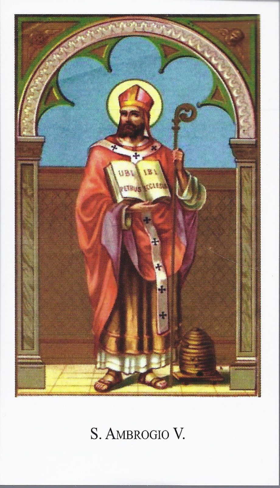 S. AMBROGIO V. - SANTINO - AS014-187 - Ed. Paco