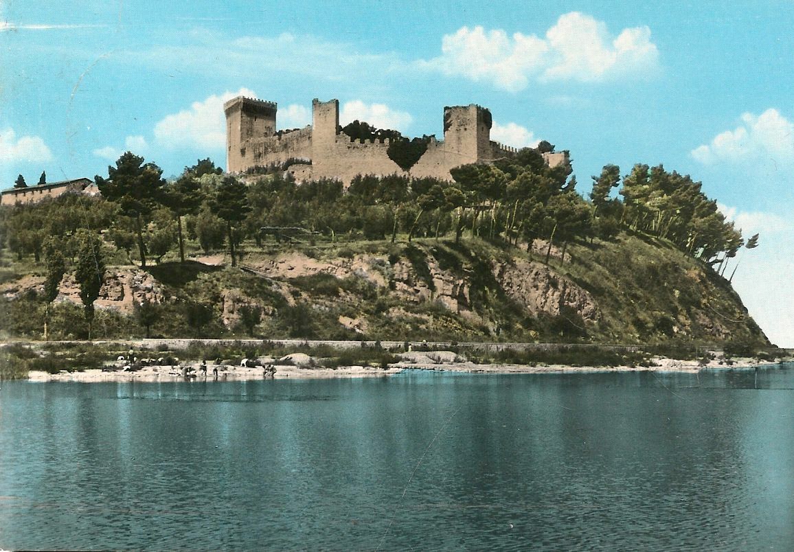 CASTIGLIONE DEL LAGO - CASTELLO DUCHI DELLA CORNIA - ACQUARELLATA - V1961