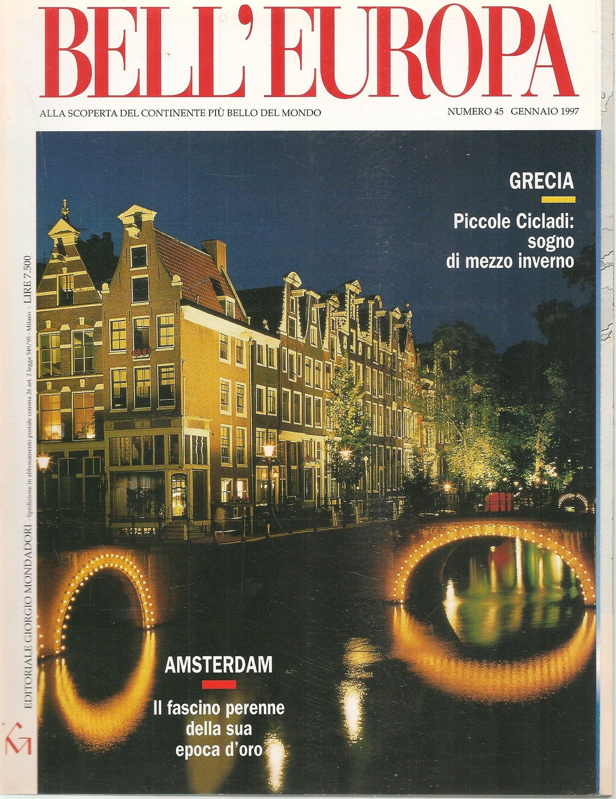 BELL'EUROPA N. 45 - GENNAIO 1997 - GRECIA