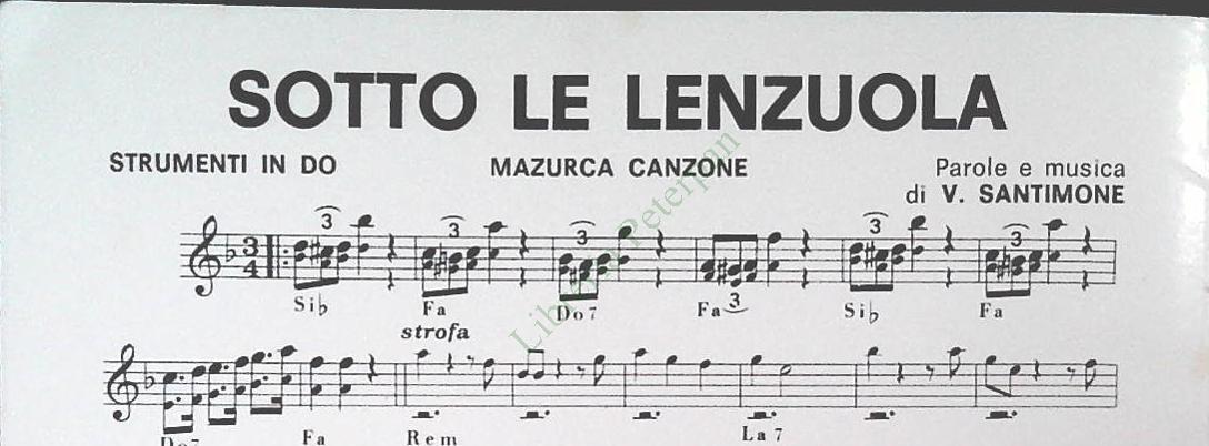BENNI VIVETTA E IL MULINO DEL PO - 8 BRANI - SPARTITO-SHEET MUSIC