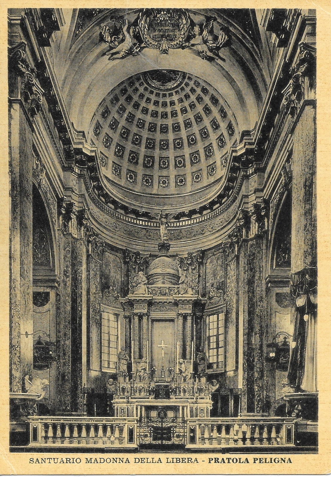 PRATOLA PELIGNA - SANTUARIO MADONNA DELLA LIBERA - INTERNO - NV