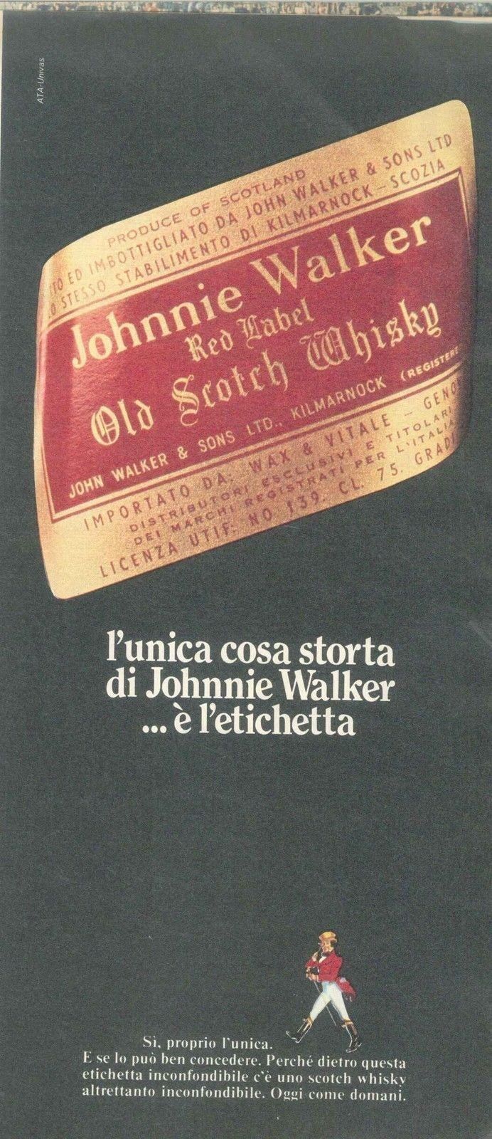 JONNIE WALKER - BEVANDE - ADVERSITING -