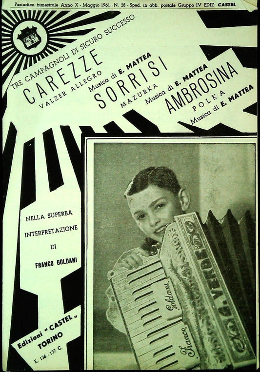 TRE CAMPAGNOLI DI SUCCESSO - SPARTITO-SHEET MUSIC