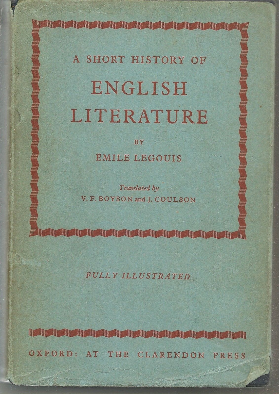 A SHORT HISTORY OF ENGLISH LITERATURE - EMILE LEGOUIS   english text
