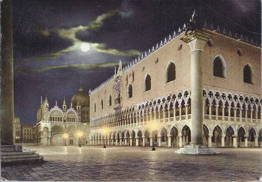 VENEZIA - PALAZZO DUCALE - NOTTURNO - V1964