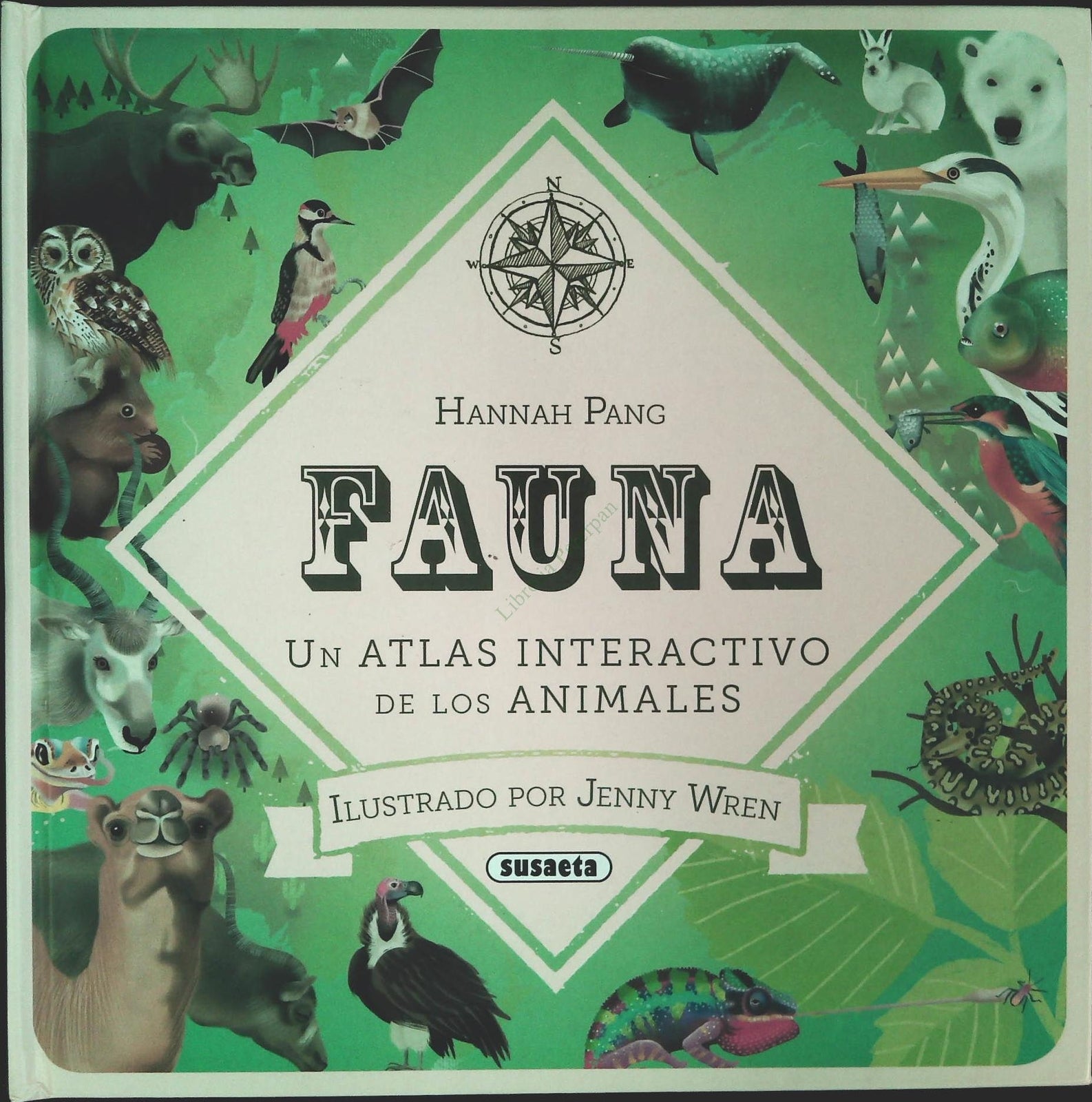 FAUNA - HANNAH PANG-UN ATLAS INTERACTIVO DE LOS ANIMALES - SPANISH TEXT - OUTLET