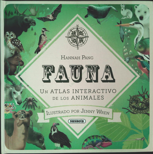 FAUNA - HANNAH PANG-UN ATLAS INTERACTIVO DE LOS ANIMALES - SPANISH TEXT - OUTLET