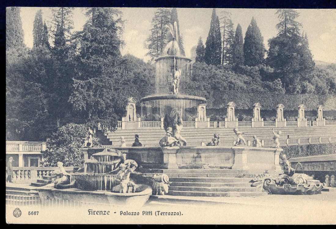 FIRENZE - PALAZZO PITTI - TERRAZZA - NV