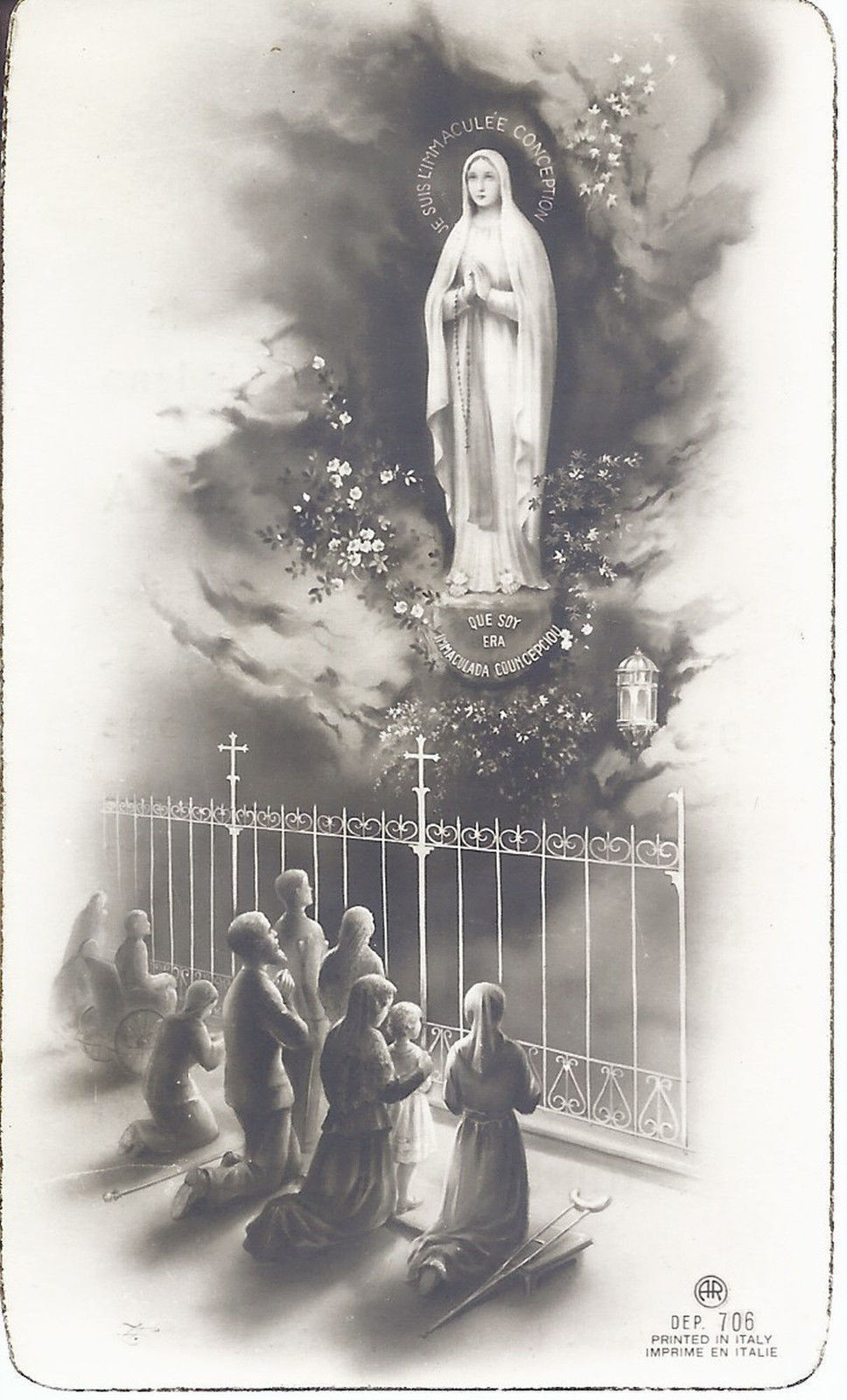 Santino - MADONNA DI LOURDES - 30° Ordinazione Sacerdota