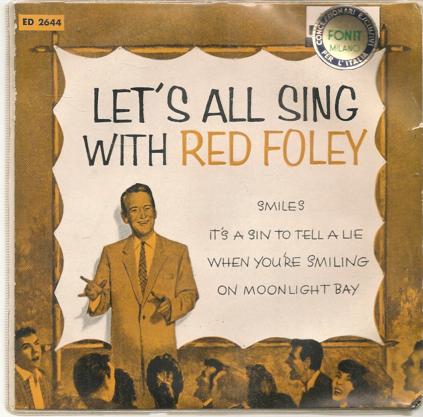 LET'S ALL SING WITH RED FOLEY - RED FOLEY - FONIT 1959