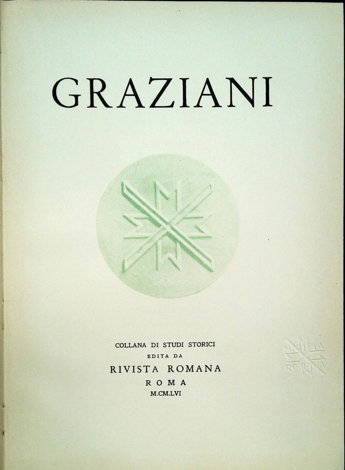 GRAZIANI - RIVISTA ROMANA