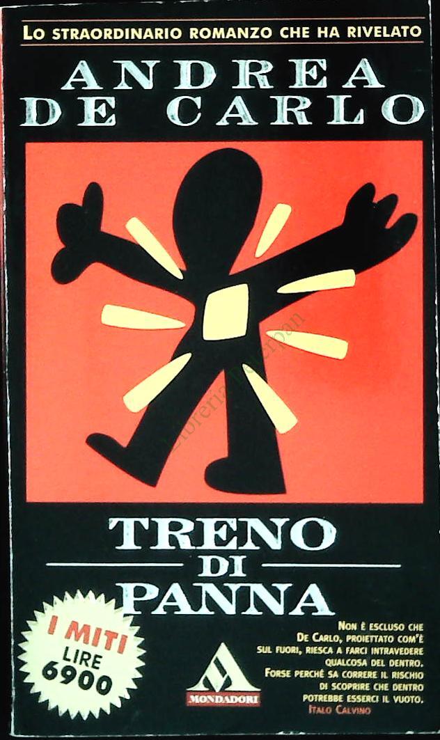 TRENO DI PANNA -ANDREA DE CARLO - MONDADORI 1997 - OUTLET DEL LIBRO