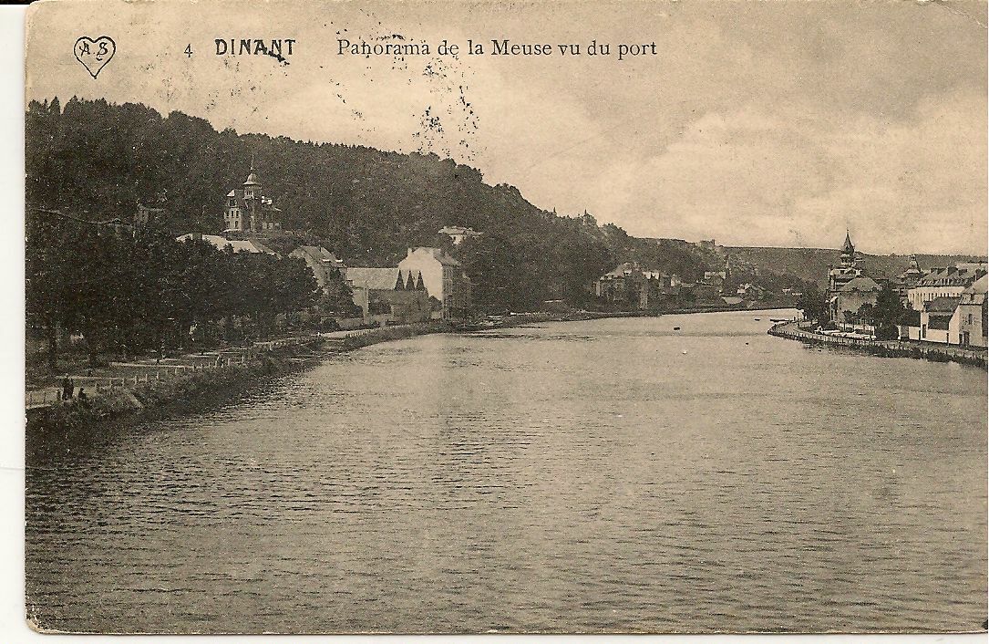 DINANT - BELGIEN - PANORAMA DE LA MEUSE VU DU PORT - NV