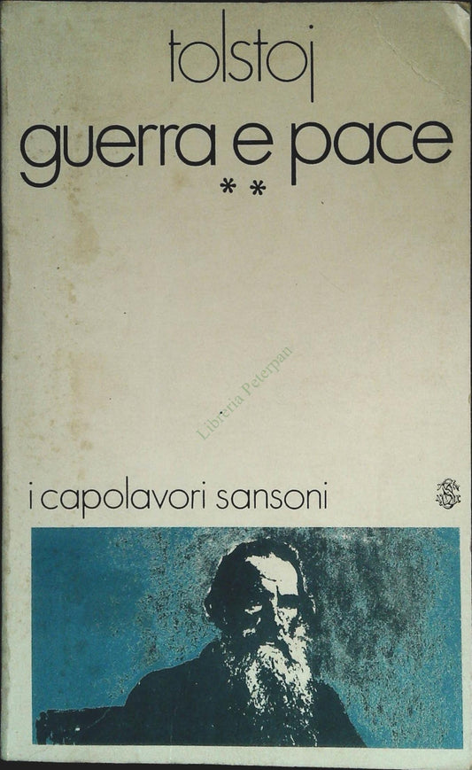 GUERRA E PACE - TOLSTOJ - SANSONI 1971 - VOL. SECONDO - OUTLET DEL LIBRO
