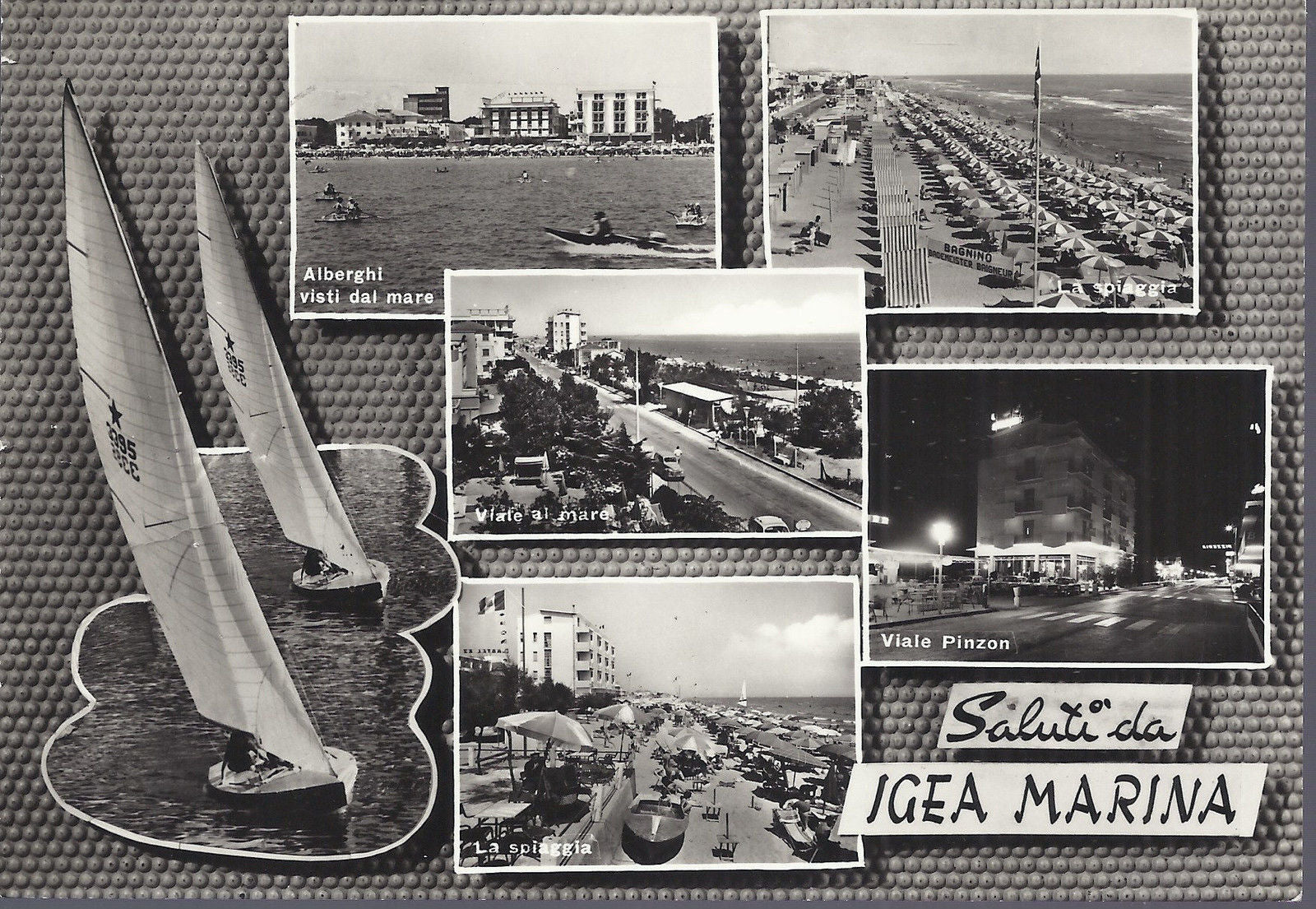IGEA MARINA - SALUTI - VEDUTE VARIE - V 1965 - FG