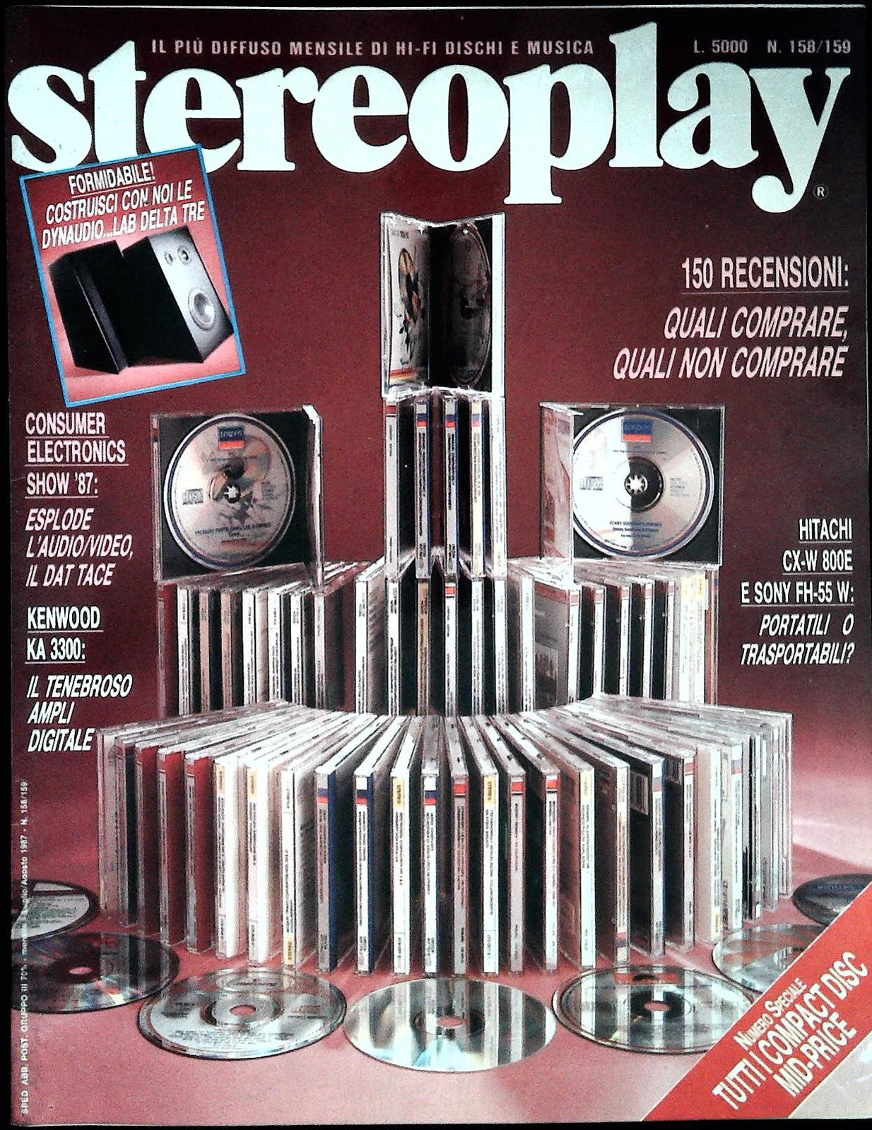 STEREOPLAY N. 158-159 - LUGLIO-AGOSTO 1987