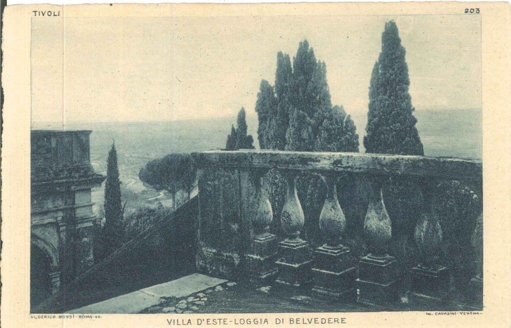 TIVOLI - VILLA D'ESTE - LOGGIA BELVEDERE - NV