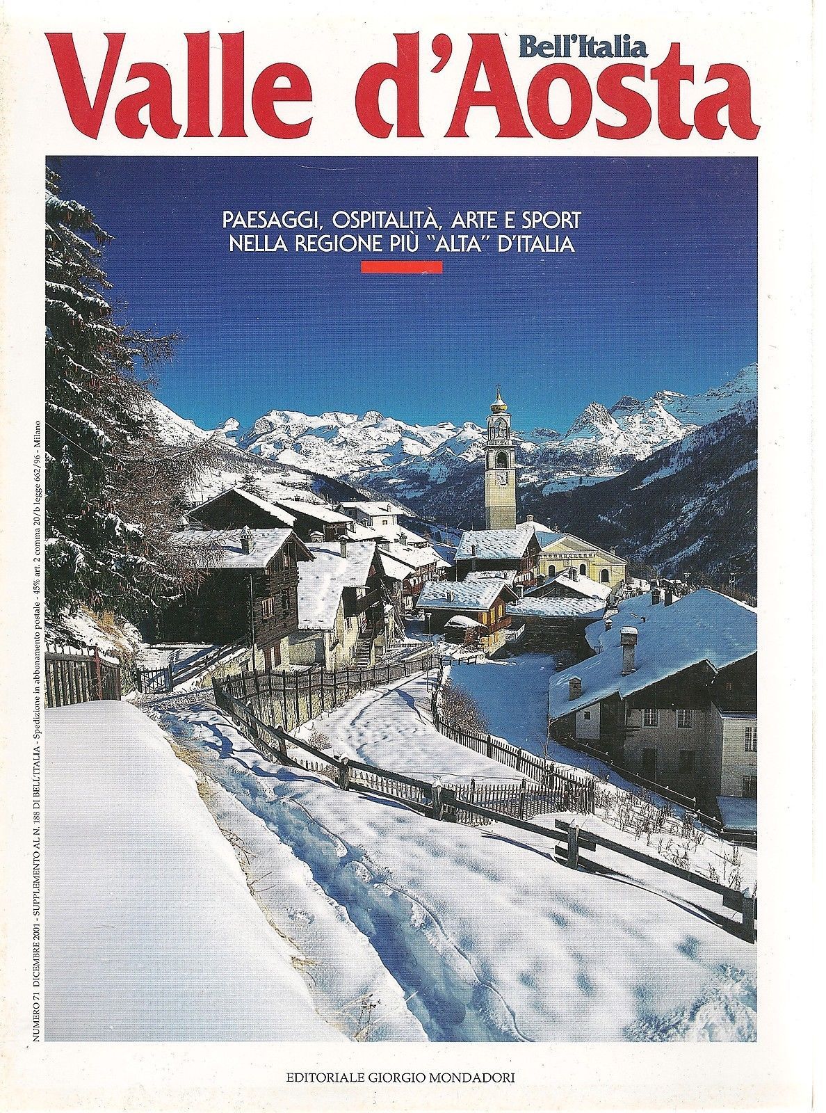 BELL'ITALIA VALLE D'AOSTA - SUPPL. N 188