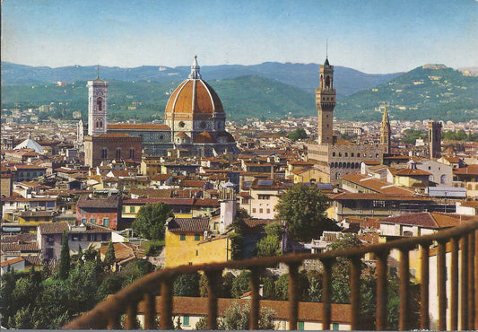 FIRENZE - PANORAMICA DAL GIARDINO DI BOBOLI - V1979