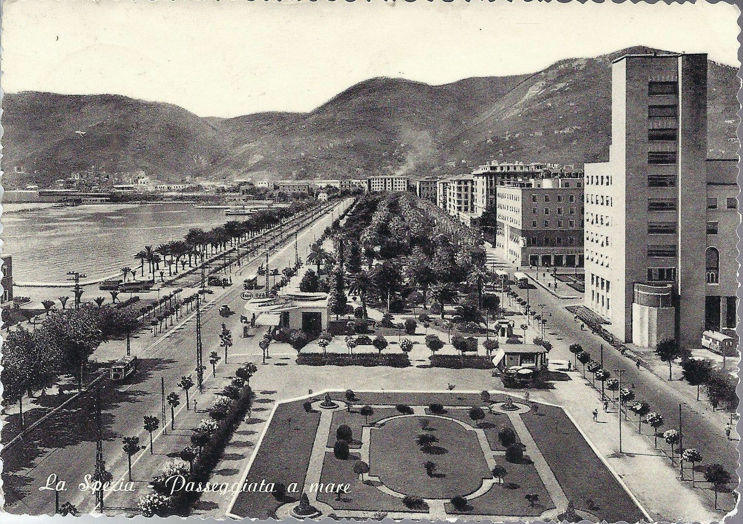 LA SPEZIA - PASSEGGIATA A MARE - VSD 1954? - FG